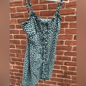 Green Floral Sundress